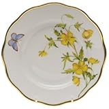 Herend American Wildflowers Evening Primrose Salad Plate