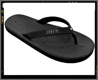 Buy Lost Enterprises TYPE-O Mens Beach Sandals in Black