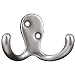 Brainerd #69275 Nickle Double Prong Robe Hook