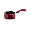 Paula Deen 1 Quart Porcelain Open Saucepan with Spouts, Red