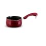 Paula Deen 1 Quart Porcelain Open Saucepan with Spouts, Red