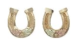 Black Hills Gold 10K Horseshoe Earrings