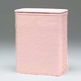 Chelsea Collection-Hamper with Vinyl Lid - Crystal Pink