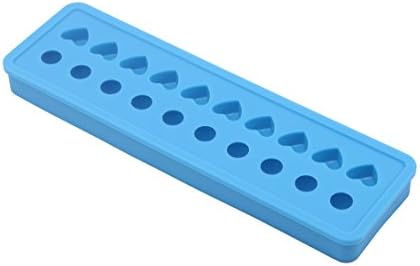 Ice Cube Trays Silicone Molds- 20 mini Cubes Molds- Good Fruit Juice Milk Candy Chocolate Ice cube Maker Mold Tray Food Grade (Blue)