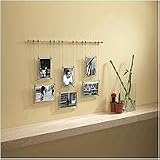 Umbra Trapeze 6-Photo Hanging Frame, Mixed Sizes, Nickel