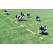 FISHER FOOTBALL LINE-UP MARKER This line up marker is W x L and lbs. Offensive positions on one side and defensive positions on the other side help teach players how to run plays without a line. Teach stunts, blitzes, points - Football Strength & Agility Training
