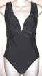 Missy/Juniors Contemporary 1 PC Swimsuit with Deep Plunge Neckline in 6 Solid Colors and 1 Print Sizes S-XL
