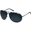 Carrera Exchange 3/S Men's Aviator Full Rim Lifestyle Sunglasses - Black Matte/Gray