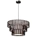 Bamboo Circle Tiered 20 Wide Pendant Chandelier