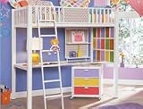 LittleMissMatchedTM SWITCHaROO Twin Size Loft Bunk Bed