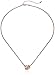 Fossil Heritage Rose Gold-Tone Knots Pendant Necklace