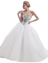 Lace Beaded Sweetheart  Floor Length Basque   Waistline Tulle  Ball Gown  Dress