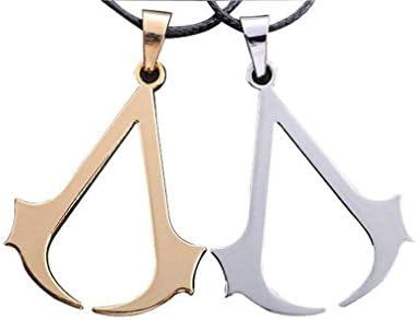 Assassin's Creed Logo Badge Cosplay Desmond Miles Necklace Pack of 2