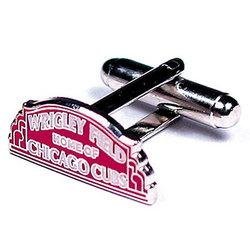 Wrigley Field MLB Logo'd Special Edition Executive Cufflinks w/Jewelry Box by Cuff Links