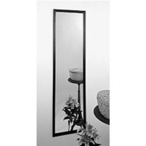 Home Decor 12 x 48 Walnut Finish Rectangular Frame Door Mirro - 20-6130 (Qty 10)