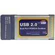 Micro Innovations USB740R USB 2.0 Card Bus PCMCIA 2-Port Adapter