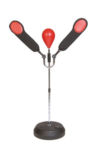 Health Mark BT22000 MMA Dual Pad Kick Boxing Station with Speed Bag