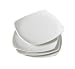 Royal Worcester Classic White Square Set of 4 Salad Plates 8 inch