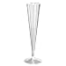 Northwest Enterprises N51021 Elegance and Deluxe Plastic 2-Piece 2-Piece Champagne Flute, 5-Ounce Capacity, Clear (12 Packs of 10)