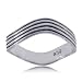 Sterling Silver Wavy Thumb Ring Antique Finish