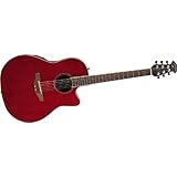 Ovation GC057 Celebrity Super Shallow Bowl Acoustic-Electric (Ruby Red)