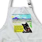 Londons Times Funny Cat Cartoons - Cat Summer Camp Letters - Aprons