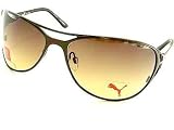 Puma - PUMA 15017 PU15017 Matte Brown BR Sunglasses