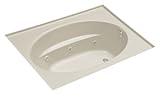 IMAGE OF Kohler K-1114-F-G9 Windward 6Ft Whirlpool with Four-Sided Integral Flange, Sandbar