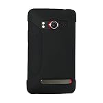 Amzer Silicone Skin Jelly Case for HTC EVO 4G (Black)