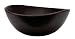 Lipper International 7-1/2-Inch Espresso Wavy Bowl