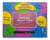 Melissa & Doug Deluxe Birthday Autograph Memory Frame