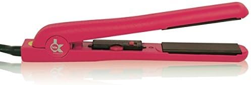 KOR PROFESSIONAL MATTE SERIES Pink 1.25 Ceramic plates New Ionic hair straightener Dual Voltage Flat Iron by Kor Professional