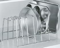 Organize It All 1617 Chrome Lid Rack Organizer