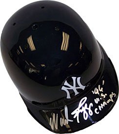 Wade Boggs '96 WS Champs Autographed / Signed New York Yankees Baseball Mini Helmet
