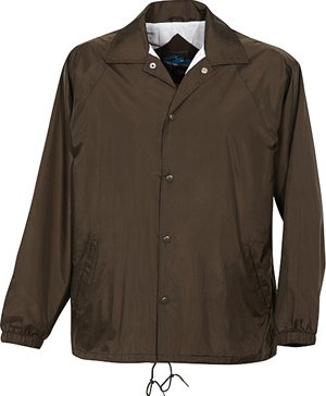 TRM Mens Taffeta Nylon Water Resistant Woven Shell Coach Jacket (8 Color,S-6XLT)