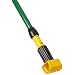 Rubbermaid Commercial FGH24600 Gripper Clamp Style Wet Mop Fiberglass Handle with Plastic Yellow Head, 60" Length, Green