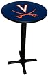 Virginia Cavaliers Pub Table with Black Commercial Base