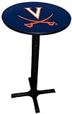 Virginia Cavaliers Pub Table with Black Commercial Base