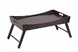 Winsome Wood Benito Bed Tray with Curved Top, Foldable Legs