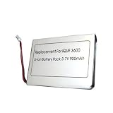 HQRP (High Capacity) Li-Ion Replacement Battery for Garmin iQue 3200 , 3600 , 3600a GPS PDAs + 2 (Two) Type Screwdrivers and Installation Manual
