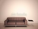 IMAGE OF Wallmonkeys Peel and Stick Wall Decals - Sofa in Room - 60