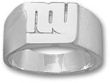 New York Giants Solid Sterling Silver ''ny'' 3/8'' Ring Size 7 1/4''