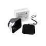 Mennon DV-s 25 Screw Mount 25mm Digital Video Camcorder Lens Hood with Cap, Silver