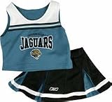 Reebok Two Piece Jacksonville Jaguars NFL Cheerleader Uniform Set (Size 2T to 4T)