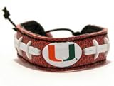 Miami Hurricanes Classic Football Bracelet
