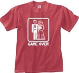 GAME OVER Married T-shirt - Dashing Red Color