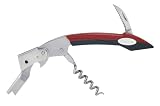  : Trudeau Double Lever Corkscrew, Burgundy and Black
