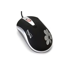 Dicota Blossom optische Maus schnurgebunden schwarz