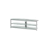 OmniMount Stellar G-363 - TV stand for projection TV/flat panel - glass - high-gloss black