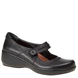 Easy Spirit Women's Alba Mary Jane,Black Leather,8 WW US